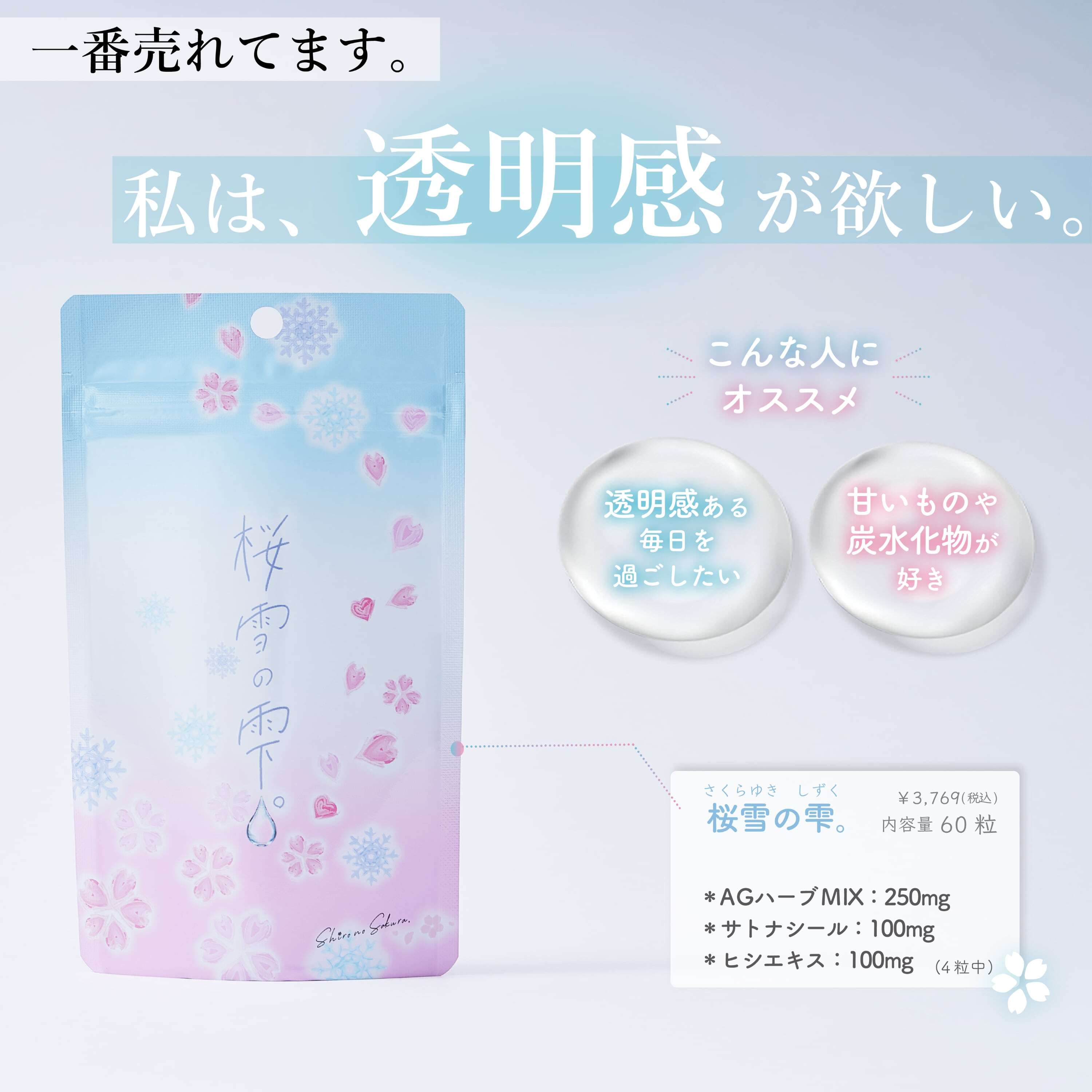 シロノサクラ。Gift Box～桜～