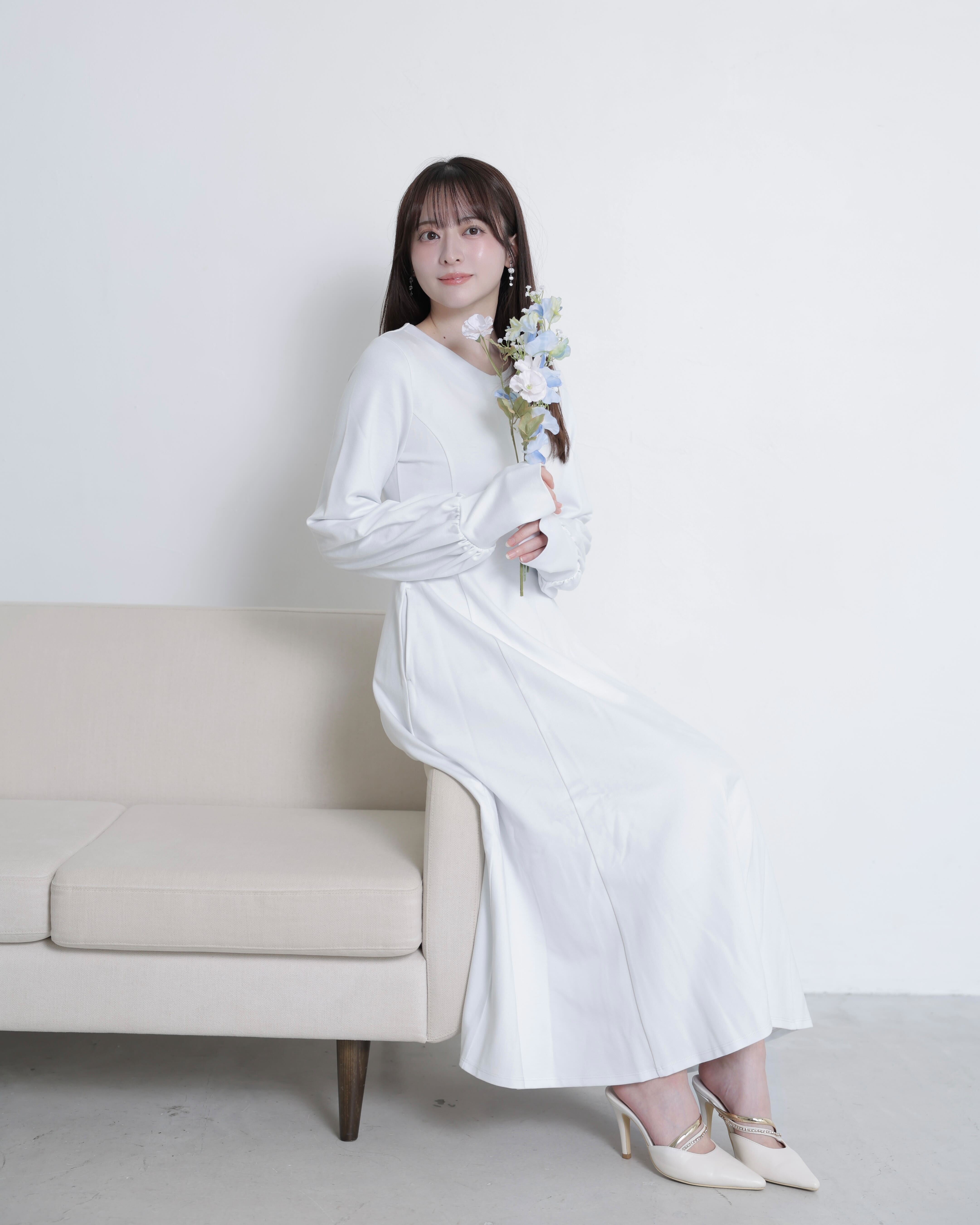⭐️2023AWスプラッシュ長袖バウンストップス未着用極美品⭐️ 公式】UVカットワンピース[長袖]｜ 桜草 ｜ シロノサクラ