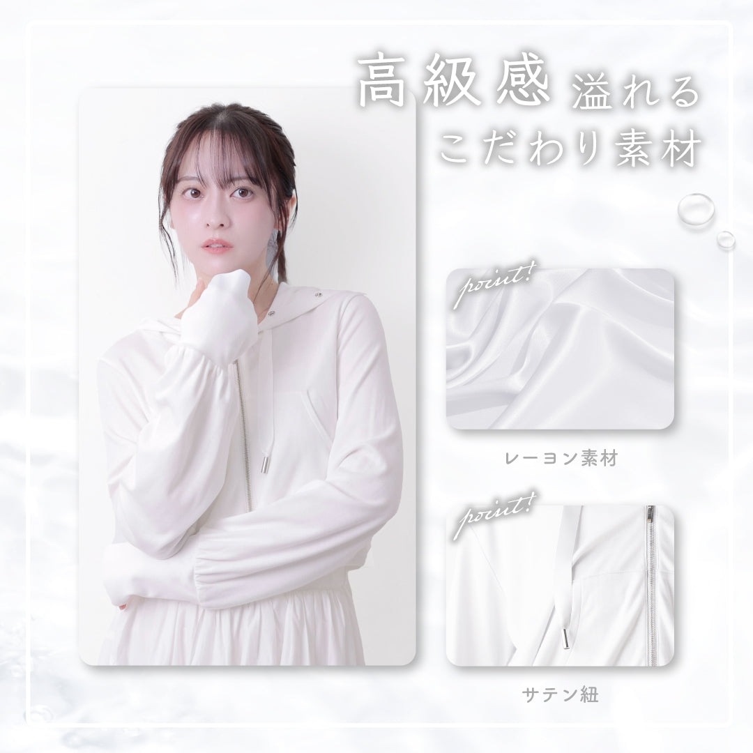 ✨処分価格✨新品未使用❤DSCLUBフード付き薄手ジャンパーL 公式】UVカットパーカー｜ 夏雪草 ｜ シロノサクラ。 – シロノサクラ