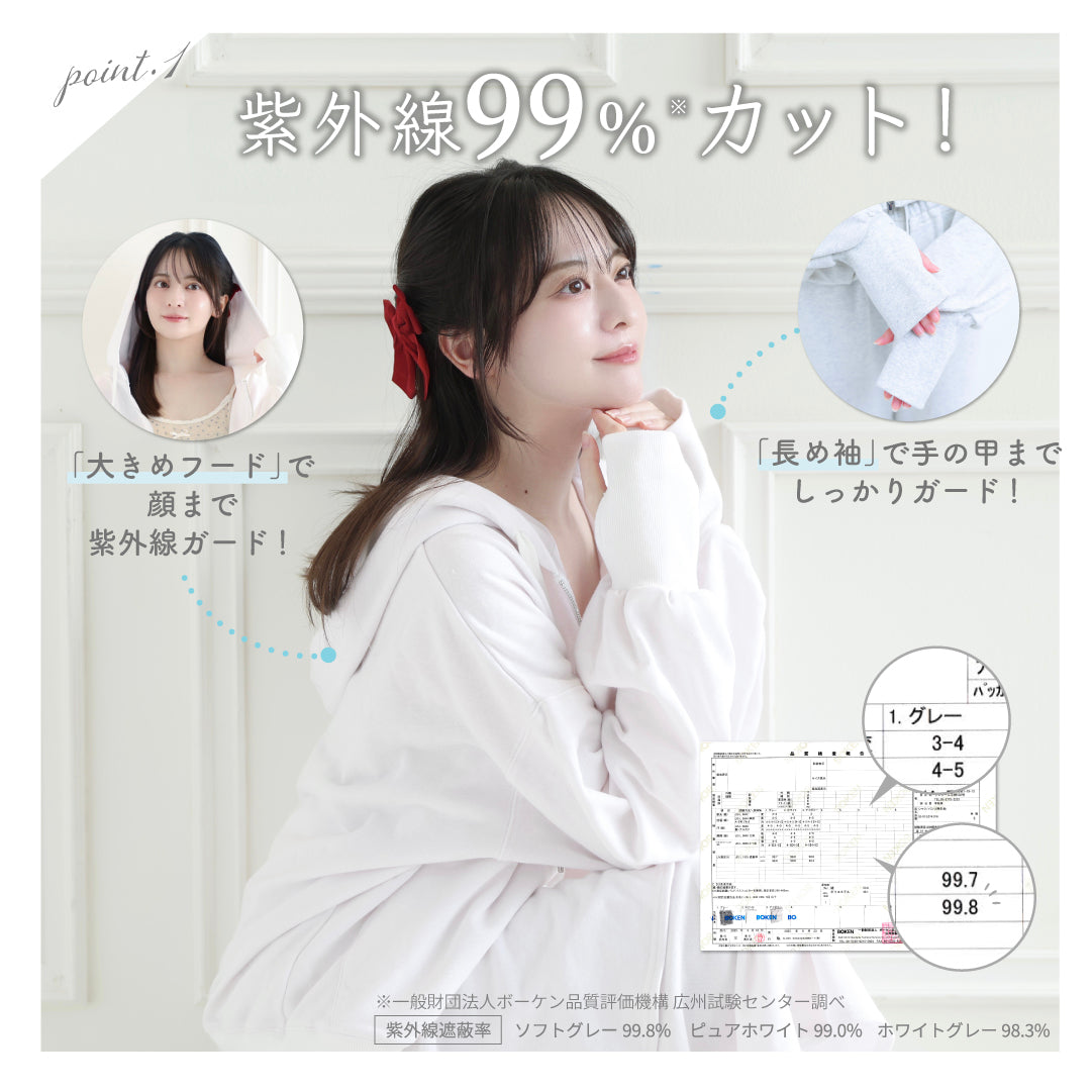公式】UVカットセットアップ｜ 雪椿 ｜ シロノサクラ。 – シロノサクラ
