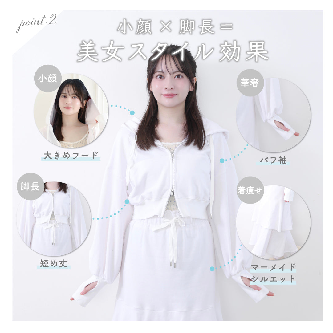 公式】UVカットセットアップ｜ 雪椿 ｜ シロノサクラ。 – シロノサクラ