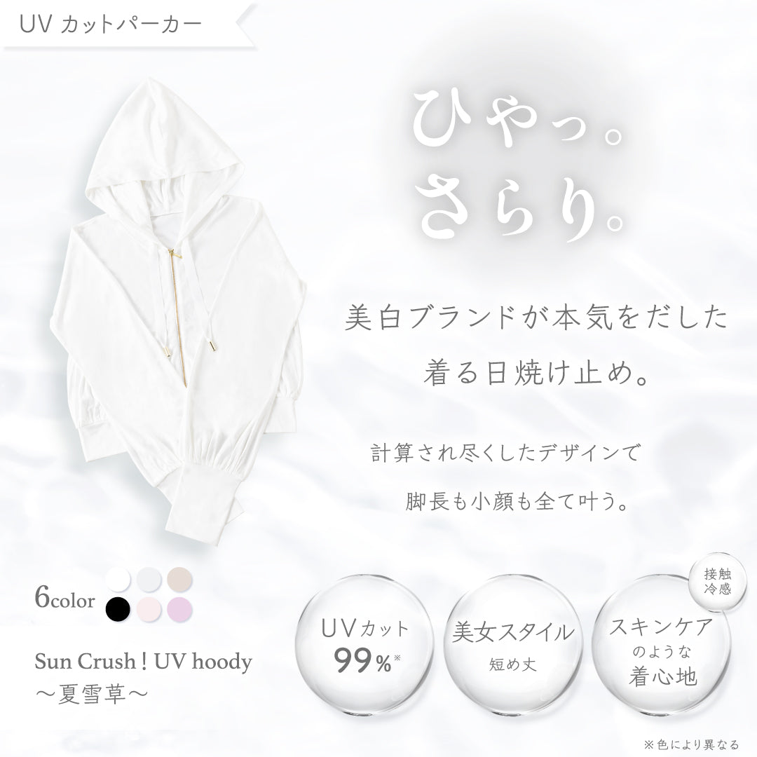 着る日焼け止め UVカット 99% パーカー  シロノサクラ　ミルクティー 楽天市場】UVカット 99% セットアップ スウェットパンツ パーカー 裏毛